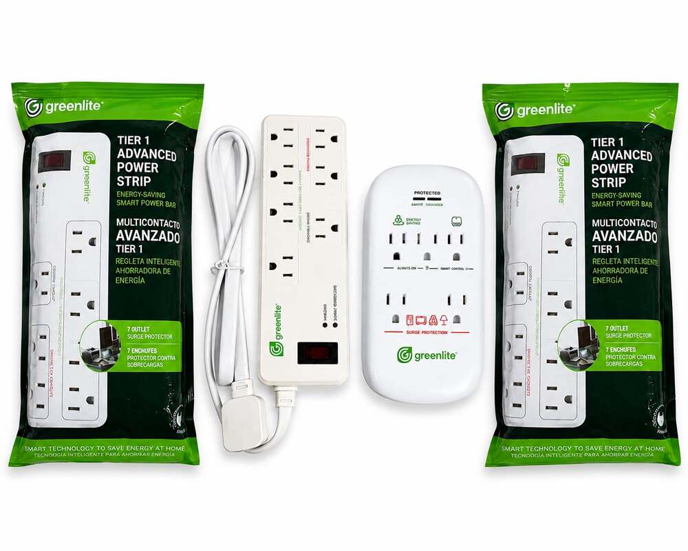 Greenlite Tier 1 Advanced Energy Saving Power Strip 7-Outlet Smart Power Bar